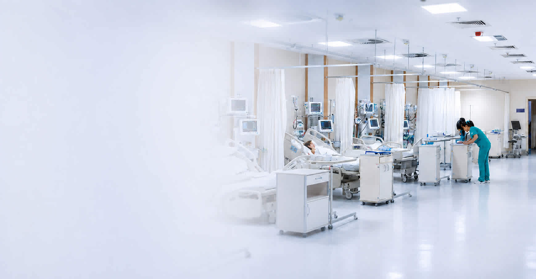 Hospital intensive care setting